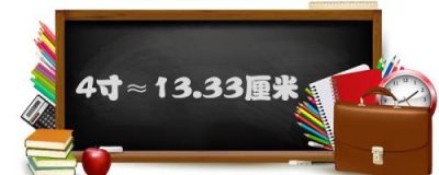 ​4英寸大概有多大