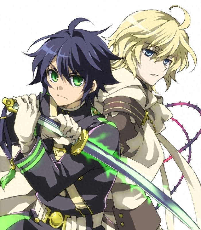 终结的炽天使里的最佳CP,百夜米迦尔和百夜优一郎基情满满