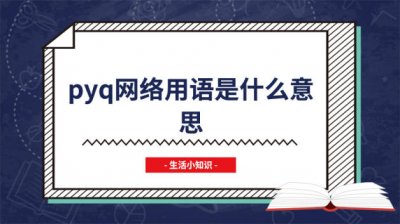 ​cyq网络用语什么意思 网络用语PY是什么意思