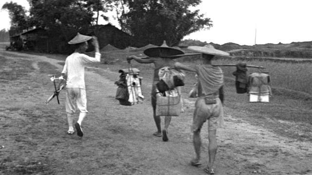 广西大瑶山1931年，昔日的瑶族山寨