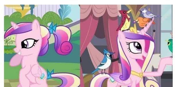 小马宝莉幼年VS成年，音韵公主美过紫悦，却被年轻时的她打败