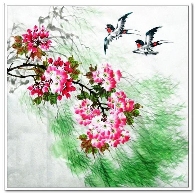 花为异彩,鸟为春鸣!——重庆方凤富作品!