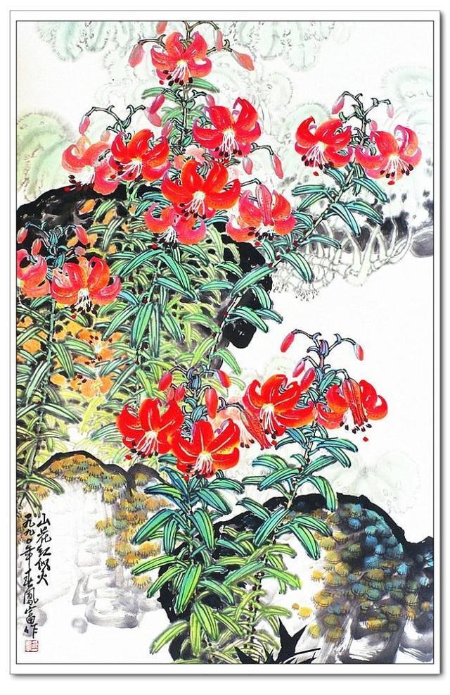 花为异彩,鸟为春鸣!——重庆方凤富作品!