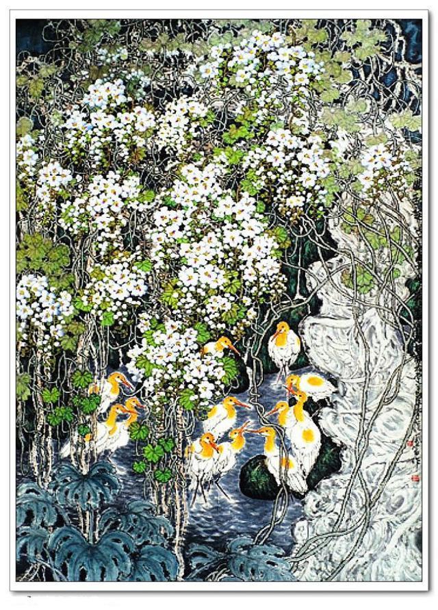 花为异彩,鸟为春鸣!——重庆方凤富作品!