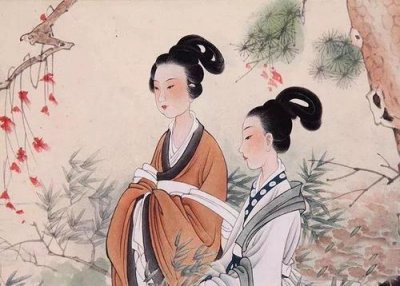 ​尧帝的两个女儿-鹅皇和女英