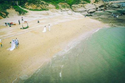 ​长达2.2公里的海蚀地貌景观，就在营口北海公园