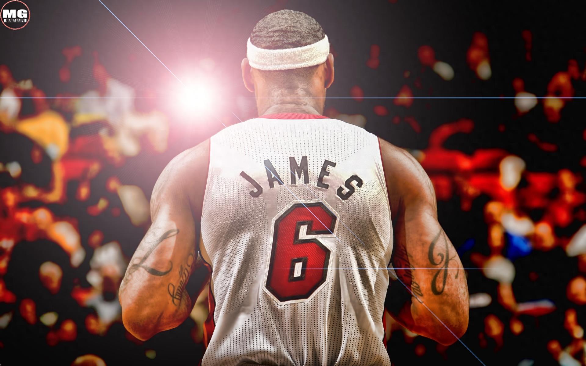 勒布朗 詹姆斯 背影电脑壁纸 王者的背影 喜欢可以保存哦