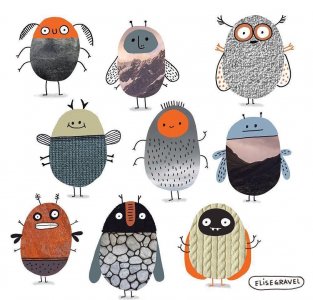 ​100种可爱的小动物简笔画，超级实用的素材！（建议收藏）