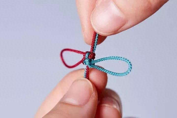图解|手串上吉祥结的打结方法