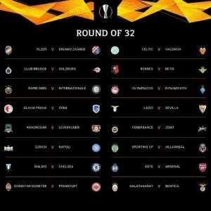 ​欧联杯32强抽签：国米上上签 切尔西抽中马尔默 阿森纳远征东欧