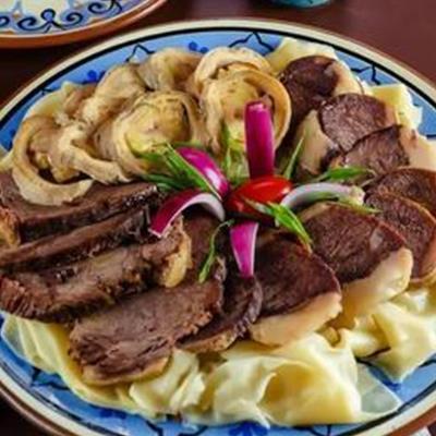 新疆美食——熏马肉