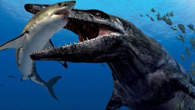 ​曾经称霸整个海洋的沧龙，到底有多可怕？会以自己的亲属为食