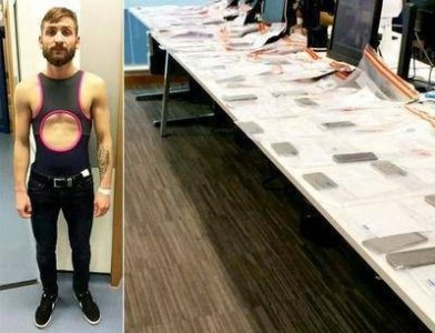 ​男子音乐会上偷53部手机，都藏在身穿的女性泳衣里