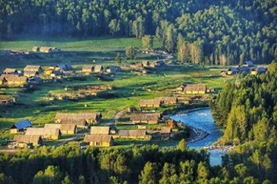 ​新疆的纯天然胜景禾木村，美的让人心醉流连忘返