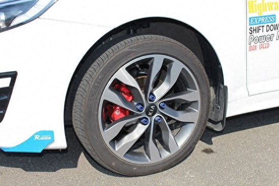 起亚K5轻度改装,越看越有型