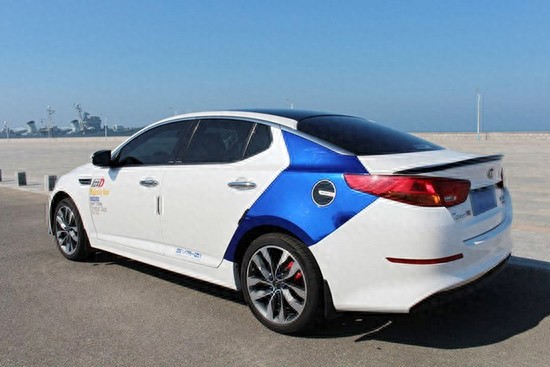 起亚K5轻度改装,越看越有型