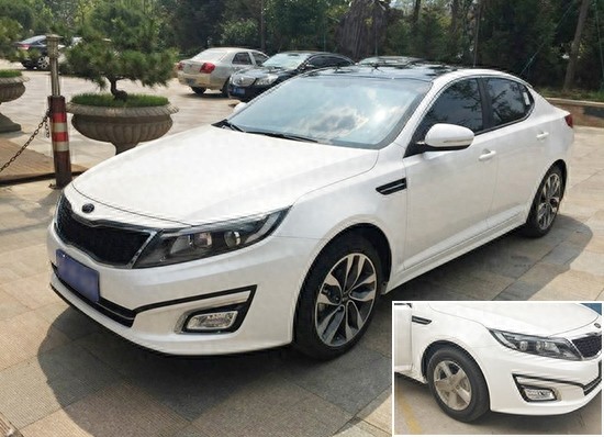 起亚K5轻度改装,越看越有型