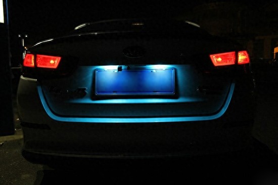 起亚K5轻度改装,越看越有型