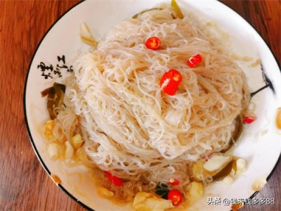 ​简单家常凉拌菜，凉拌粉丝，酸辣爽口，美味下饭，简单好做