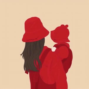 ​超好看的宝爸宝妈（情侣）带娃头像