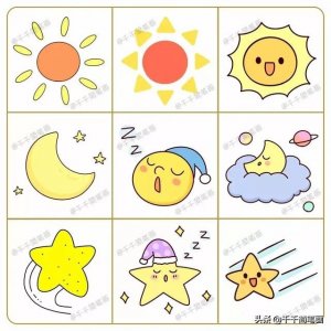 ​实用简单的小清新手账简笔画素材，手抄报都用得上，收藏起来吧