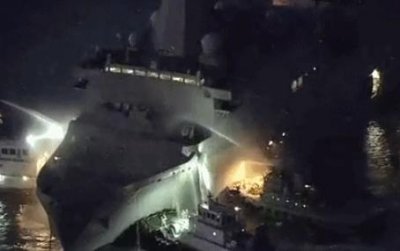 ​驻日美军舰艇“新奥尔良”号大火已被扑灭 两名水兵受伤