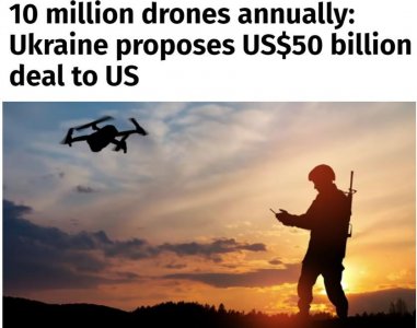 ​每年1000万架 乌美要联合生产无人机