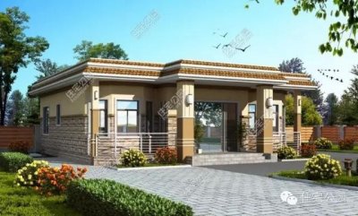 ​东北地区建房首选，带火炕的平层别墅13x15米（全图+预算）