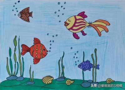 ​33张儿童画，收藏起来带着孩子一天画一张吧！