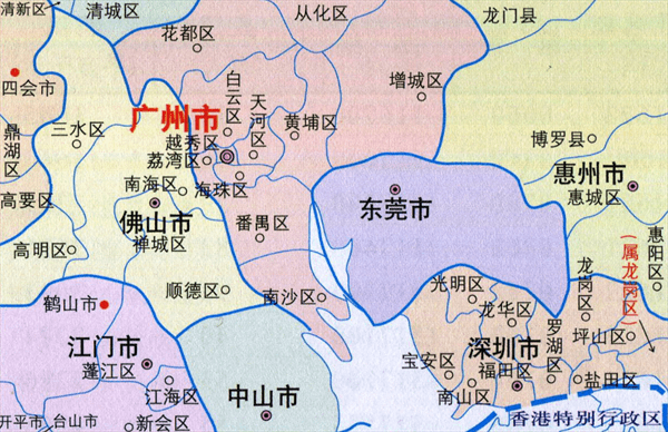 广东省各市人口排名(广东省各市人口数量)