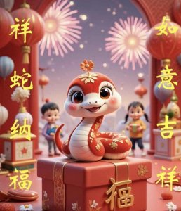 ​2025大年初一蛇年拜年图片集：迎接新春，传递祝福