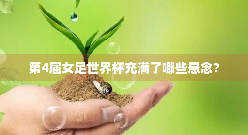 第4届女足世界杯充满了哪些悬念？