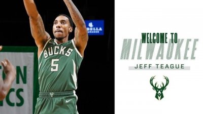 ​官宣：雄鹿正式与自由球员杰夫-蒂格签约