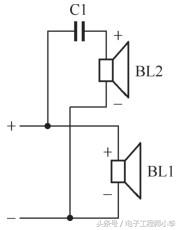 专业扬声器电路图(5种二分频扬声器电路分析)(2)