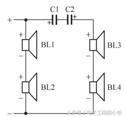 专业扬声器电路图(5种二分频扬声器电路分析)(8)