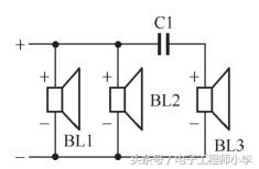 专业扬声器电路图(5种二分频扬声器电路分析)(6)