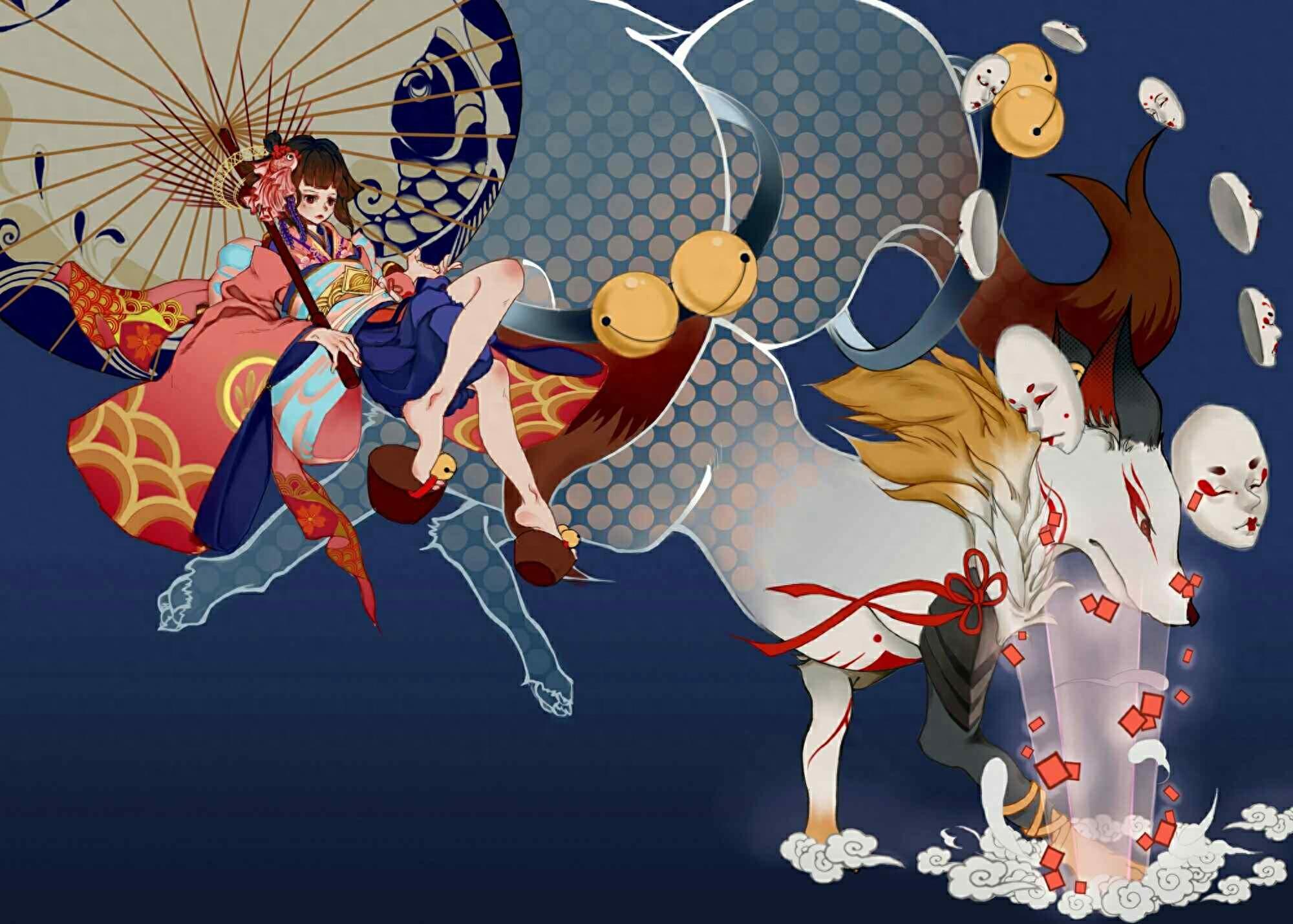 动漫《阴阳师》，高清大图，电脑壁纸可下载换头像