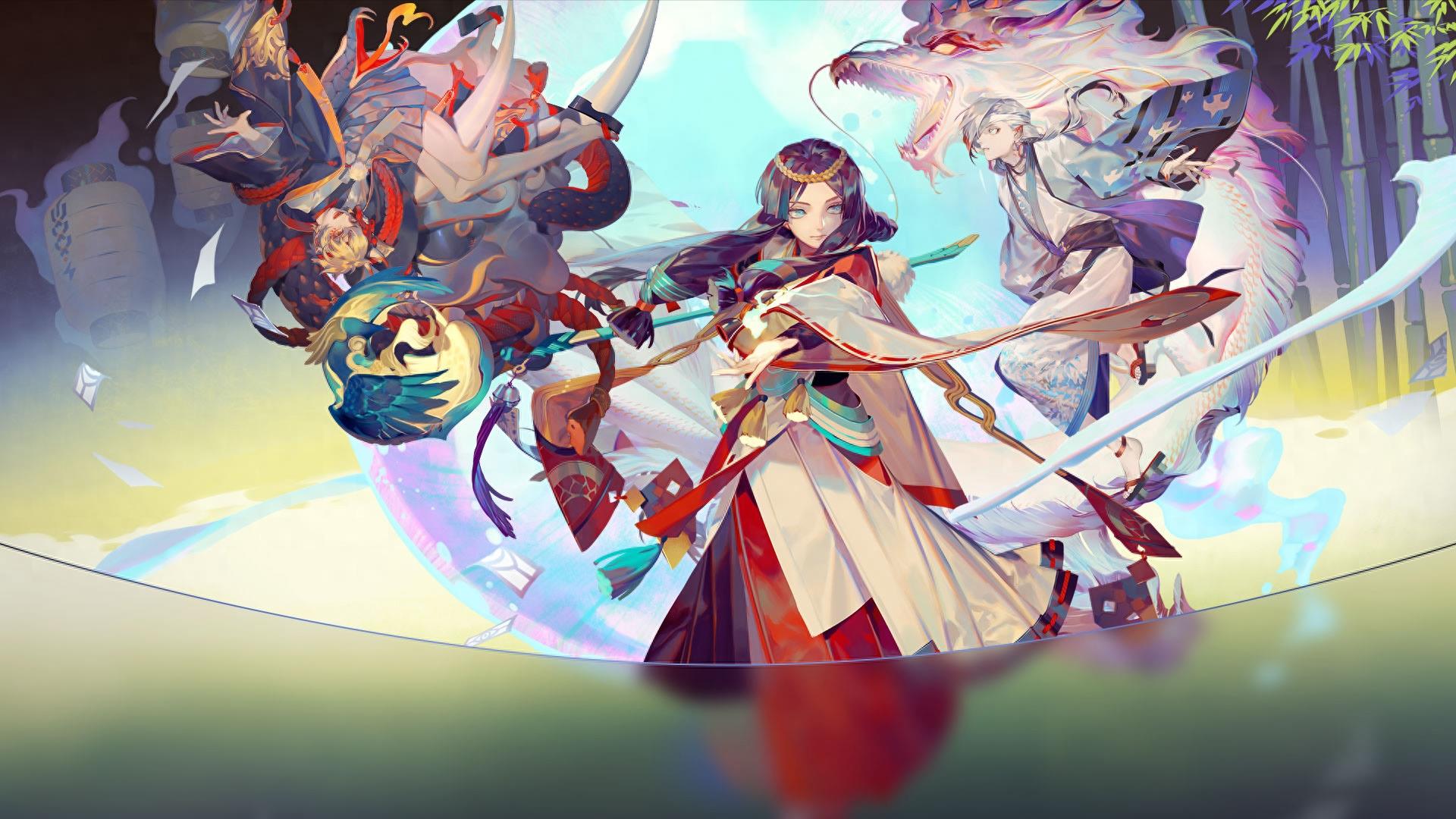 动漫《阴阳师》，高清大图，电脑壁纸可下载换头像