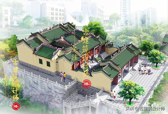 祠堂建筑风格及特点（岭南风格祠堂设计）(3)