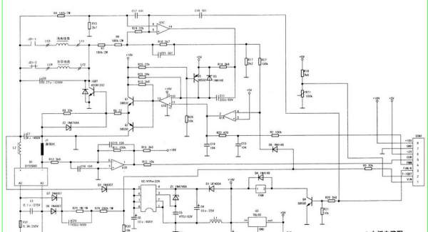 电磁炉原理图,美的电磁炉电路原理图分析图2