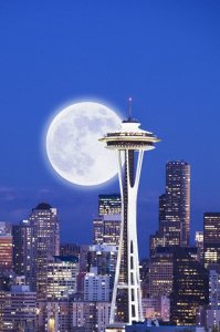 ​太空针塔兴建于1961年，是西雅图的地标性建筑之一