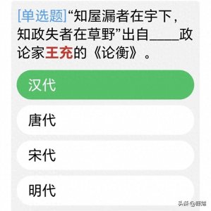 ​四人赛中的小故事（126）——博学的王充