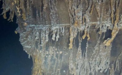 ​沉没110年后，泰坦尼克号残骸高清画面曝光