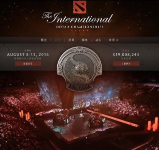 ​DOTA2 TI6奖金池突破1900万美元 冠军奖金836万