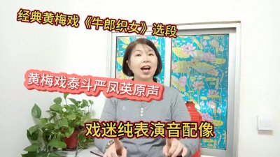 ​传承黄梅戏《天仙配-牛郎织女》选段泰斗严凤英原声音配像