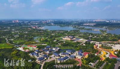 ​邢台园博园：采煤塌陷区变身“城市绿心”