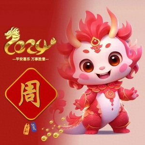 ​2024新年龙百家姓微信头像，大家快来看看有没有你的！