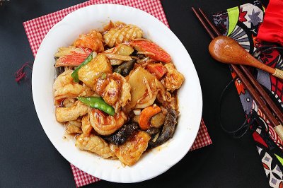 ​天津特色菜八珍豆腐，喜庆又好吃，学会了过年给家人露一手