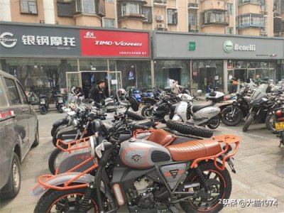 ​北京火爆的摩托车市场