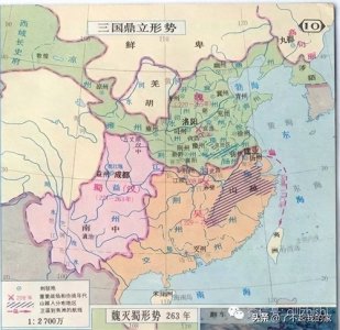 ​三国形势变迁地图